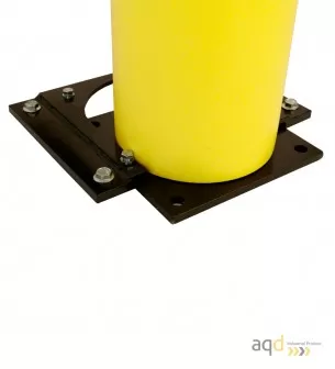 Base deslizante para bolardo flexible 
