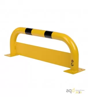 Protección puente de acero con rodapiés, 350 mm (alt.) x 1000 mm (anch.) - Protección puente de acero con rodapiés