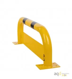 Protección puente de acero con rodapiés, 350 mm (alt.) x 1000 mm (anch.) - Protección puente de acero con rodapiés