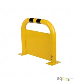 Protección puente de acero con rodapiés, 600 mm (alt.) x 750 mm (anch.) - Protección puente de acero con rodapiés