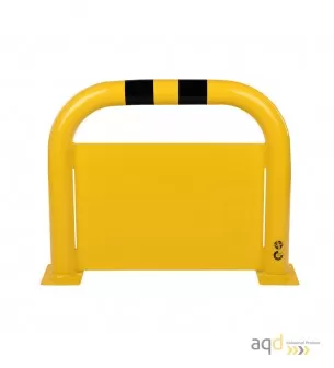 Protección puente de acero con rodapiés, 600 mm (alt.) x 750 mm (anch.) - Protección puente de acero con rodapiés