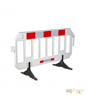 Valla industrial plástica blanca, 2 m (anch) x 1 m (alt.) - Valla industrial plástica,