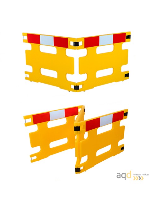 Valla industrial plástica plegable