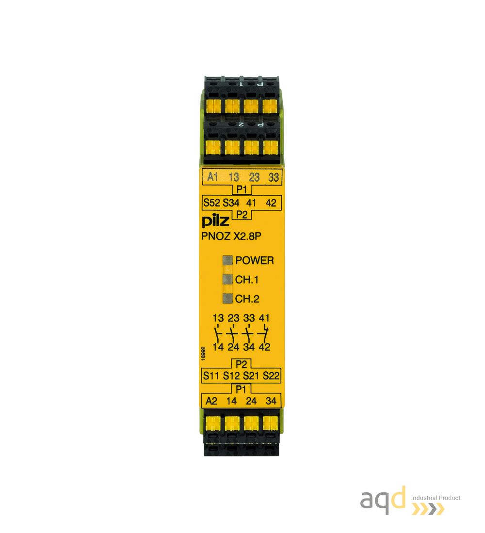 Relé de seguridad PNOZX2.8P - PLC, relés y dispositivos de seguridad Relé de seguridad PNOZX2.8P - PLC, relés y dispositivos de seguridad
