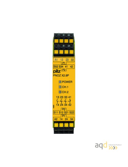 Relé de seguridad PNOZX2.8P