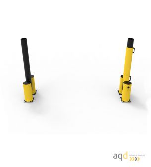 Barrera abatible flexible 