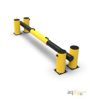 Barrera abatible flexible 
