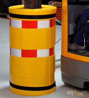 Protección de polietileno para columnas de 260 x 260 mm - Protección de polietileno para columnas