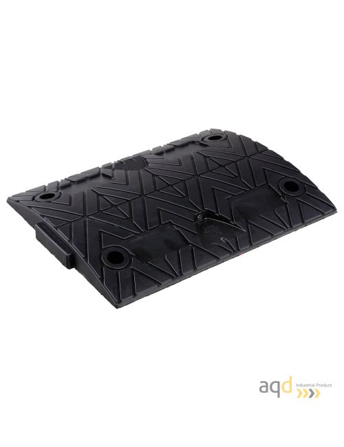 Banda reductora de velocidad pieza intermedia negra 500 x 420 x 50 mm
