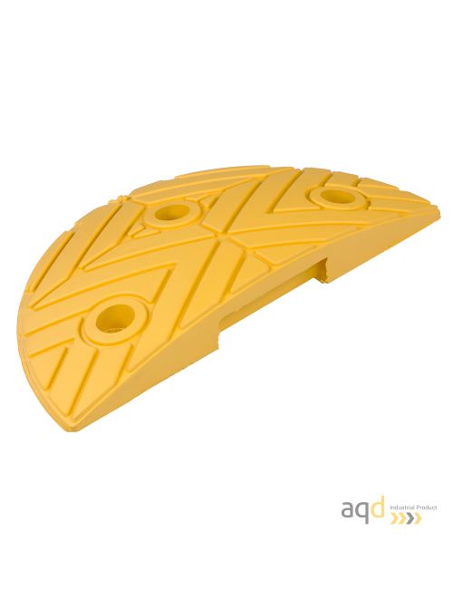 Banda reductora de velocidad pieza  terminal amarilla  250 x 420 x 50 mm