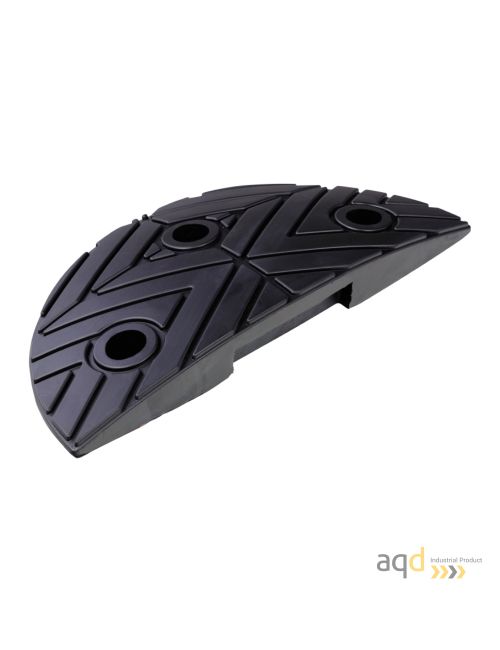Banda reductora de velocidad pieza  terminal negra  250 x 420 x 50 mm