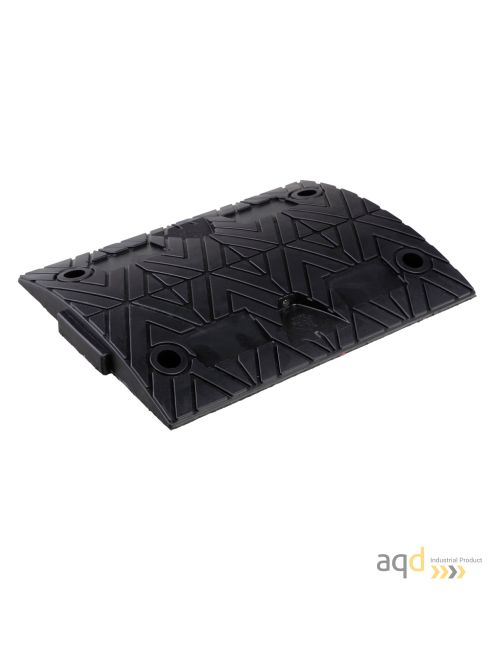 Banda reductora de velocidad pieza intermedia negra 500 x 420 x 75 mm