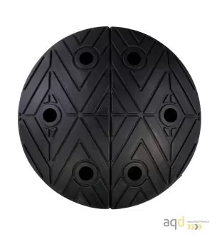 Banda reductora de velocidad pieza inicial negra 250 x 420 x 75 mm - Banda reductora de velocidad