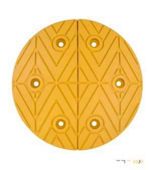 Banda reductora de velocidad pieza inicial amarilla 250 x 420 x 50 mm - Banda reductora de velocidad