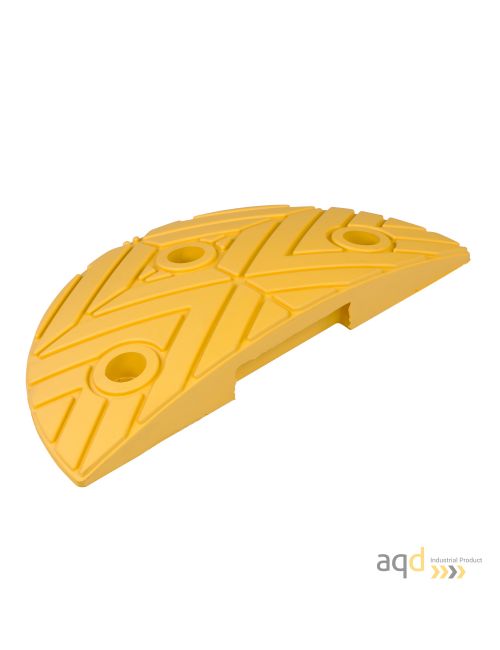 Banda reductora de velocidad pieza terminal amarilla 250 x 420 x 75 mm