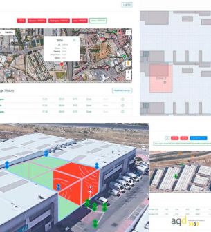 Dispositivo de geolocalización y trazabilidad de operarios y equipos - Equipos inalámbricos para seguridad industrial Bajo pe...
