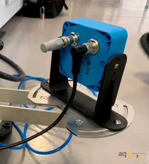 Soporte para sensor para sensor 100 Series de Inxpect en estructuras horizontales con vuelo - Radar Inxpect de seguridad indu...