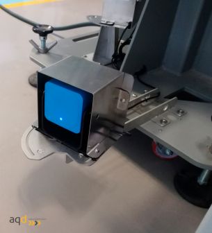 Soporte para sensor para sensor 100 Series de Inxpect en estructuras horizontales con vuelo - Radar Inxpect de seguridad indu...