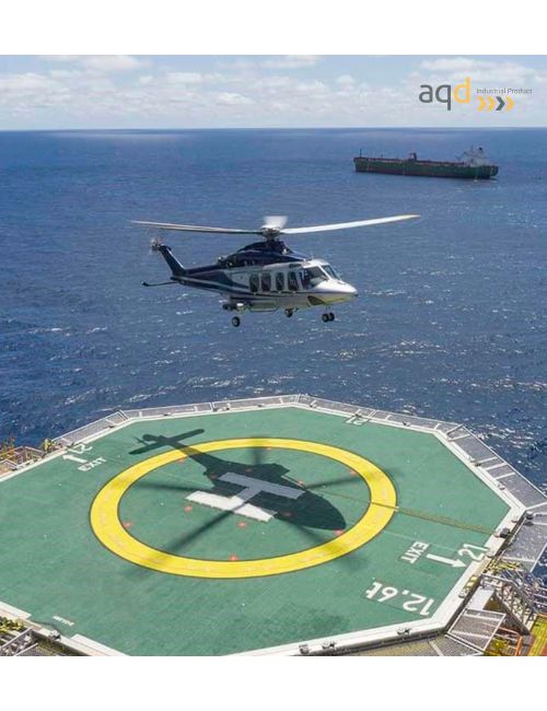 Red de seguridad perimetral en heliplataformas