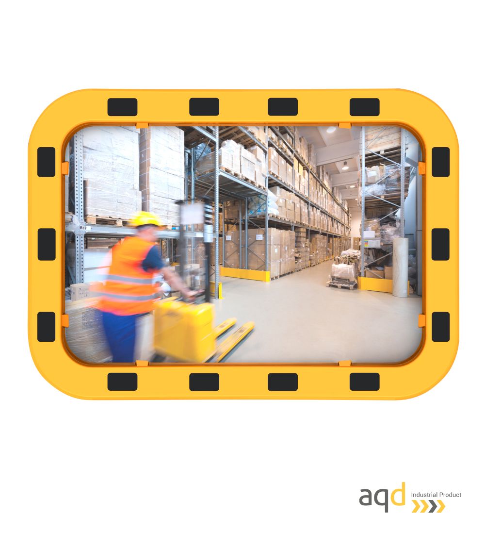 Espejo Industrial EUvex, 40 x 60 cm, rectangular, visión 9-15 m - Espejo Industrial EUvex