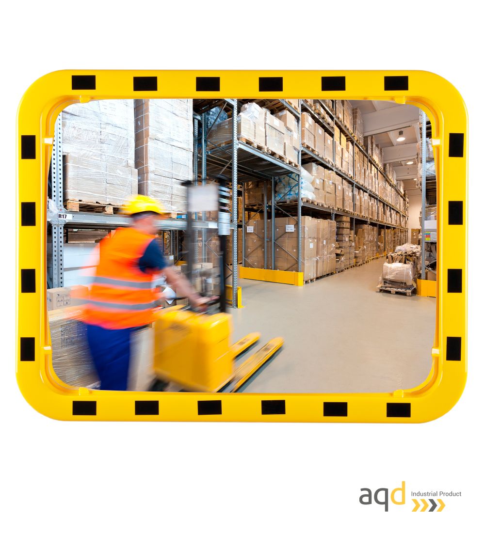 Espejo Industrial EUvex, 80 x 100 cm, rectangular, visión 22-27 m - Espejo Industrial EUvex