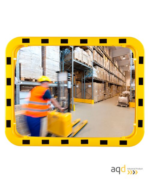 Espejo Industrial EUvex, 80  x 100 cm, rectangular, visión 22-27 m