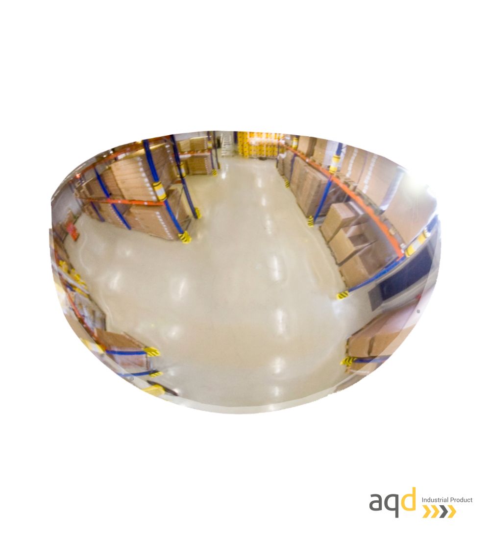 Espejo de media esfera, visión 180 grados y 15-20 m - Espejo de media esfera, visión 180 grados