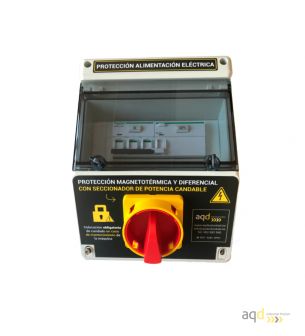 Protección de alimentación eléctrica L+N 32A - Protección de alimentación eléctrica AQD-CP01