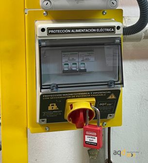 Protección de alimentación eléctrica L+N 32A - Protección de alimentación eléctrica AQD-CP01