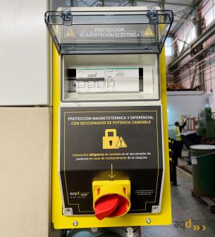 Protección de alimentación eléctrica III 63A - Protección de alimentación eléctrica AQD-CP02