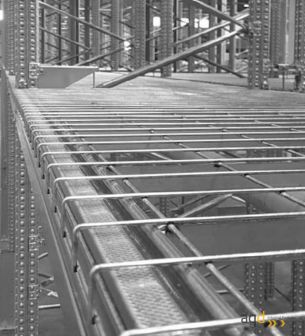 Estantes de malla shelf - Sistemas anticaída para almacenes y logística Bajo pedido