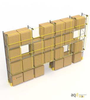 Paneles anticaída SI.S.MA - Sistemas anticaída para almacenes y logística Bajo pedido