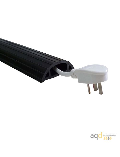 DH Protector pasacables recto para suelo de 1 canaleta