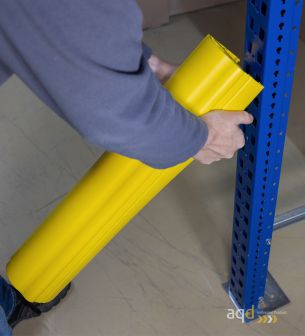 Protección flexible “Alfa”: 600 mm (alt) para estanterías de 100-125 mm (anch.) - Protección de estantes “Alfa”,