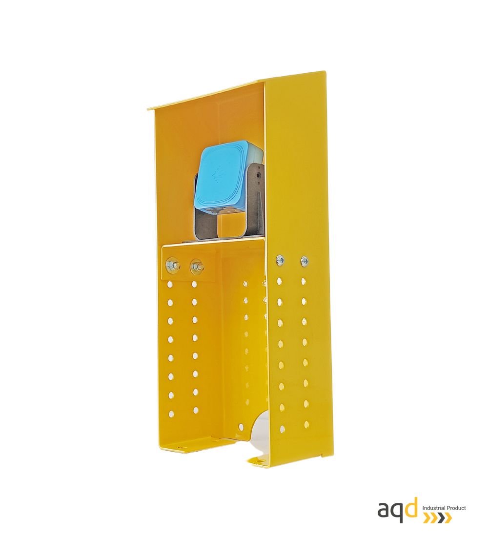 Protector metálico con estante regulable para sensores 200 series