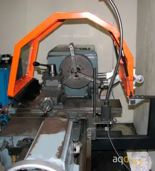 Protección para mandril de gran diámetro 1000x600 con seguridad eléctrica - Protección para mandril de gran diámetro