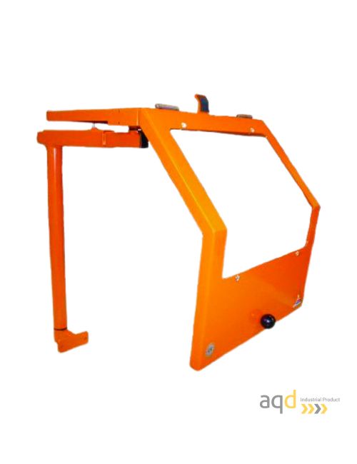 Protección para carro de bancada de torno (500 x 400 mm). Sin seguridad eléctrica