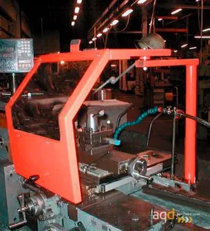 Protección para carro de bancada de torno (500 x 400 mm). Sin seguridad eléctrica - Protección para carro de bancada de torno...