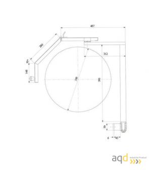 Protección para carro de bancada de torno (500 x 400 mm). Sin seguridad eléctrica - Protección para carro de bancada de torno...