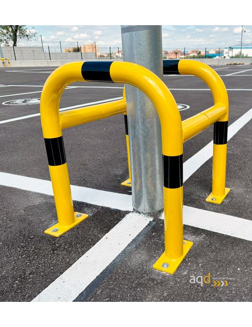 Protección de acero para columnas