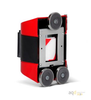 Barrera de cinta retráctil roja/blanca - Barrera de cinta retráctil