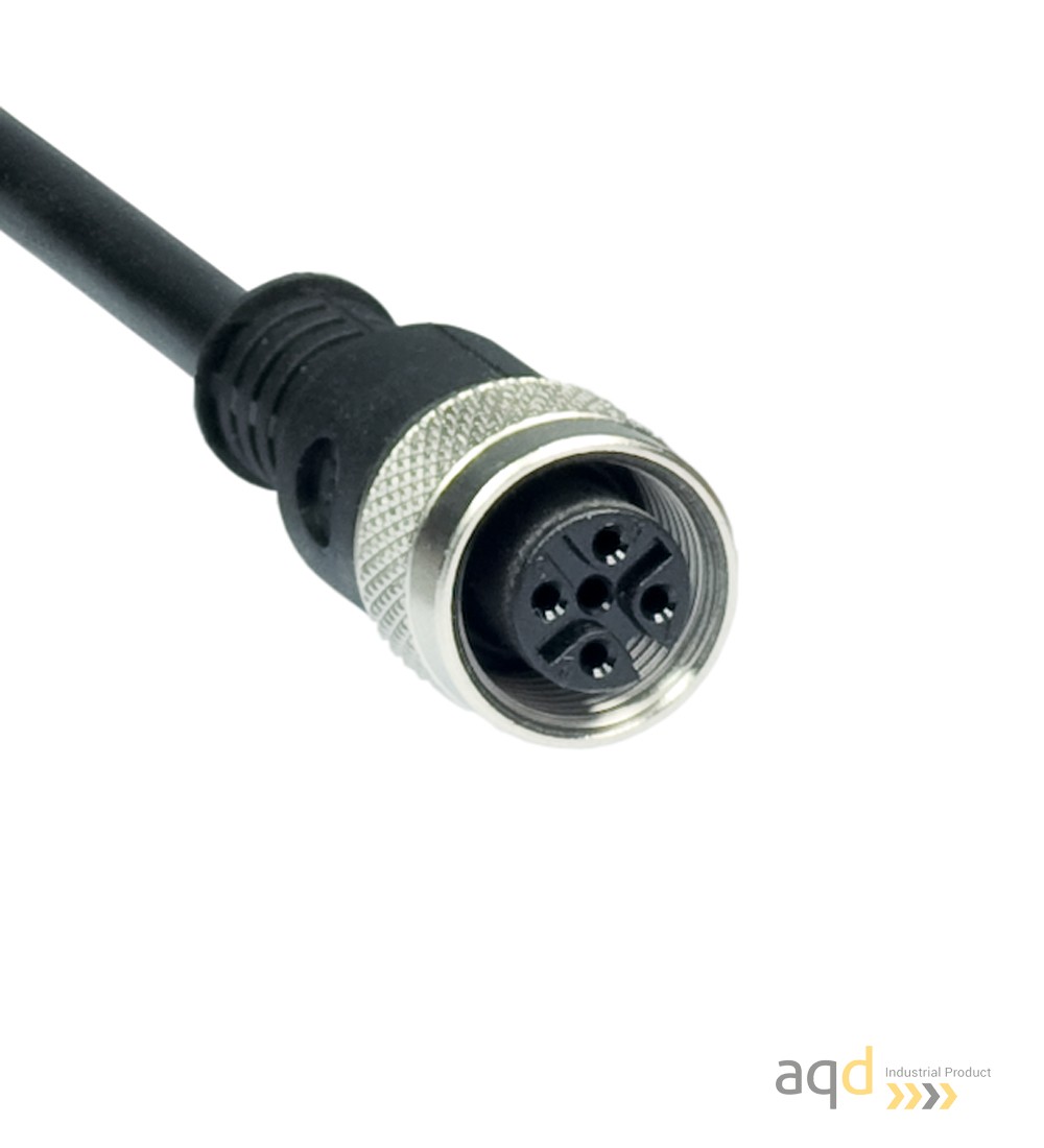 Cable con conector KA-0804 para emisores de barreras optoelectrónicas SLC/SLG (long. 5m) -  SLC240COM: Barrera óptica de segu...