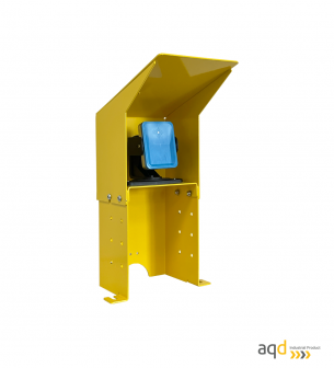 Protector metálico con estante regulable para exteriores - Radar Inxpect de seguridad industrial