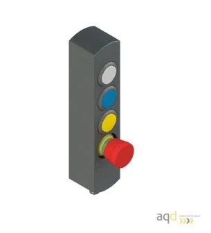 Mando de control modular de 4 dispositivos - Bimanuales, pedales y mandos de seguridad