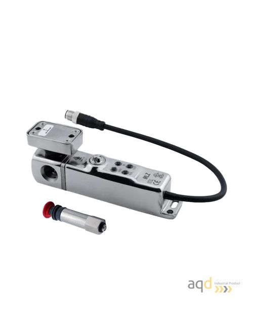 Interruptor de seguridad RFID con bloqueo de protección, OSSD y diseño higiénico
