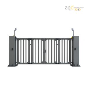 Portón doble ultrarrápido para control de accesos industriales - Security en instalaciones industriales Bajo pedido