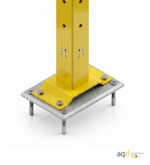 Kit de placa Push-Pull para postes de vallado  - Vallado de Seguridad, Bajo pedido