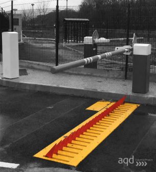 Pincha-neumáticos automático empotrado H20 - Security en instalaciones industriales Bajo pedido