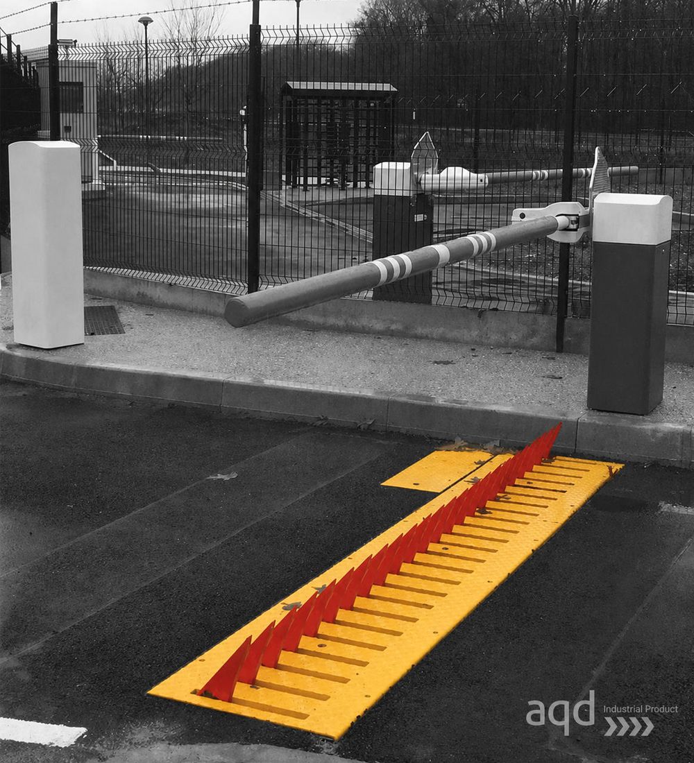 Pincha-neumáticos automático empotrado H20 - Security en instalaciones industriales Bajo pedido