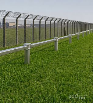 Barrera perimetral antiembestida modular AR 7580 - Security en instalaciones industriales Bajo pedido